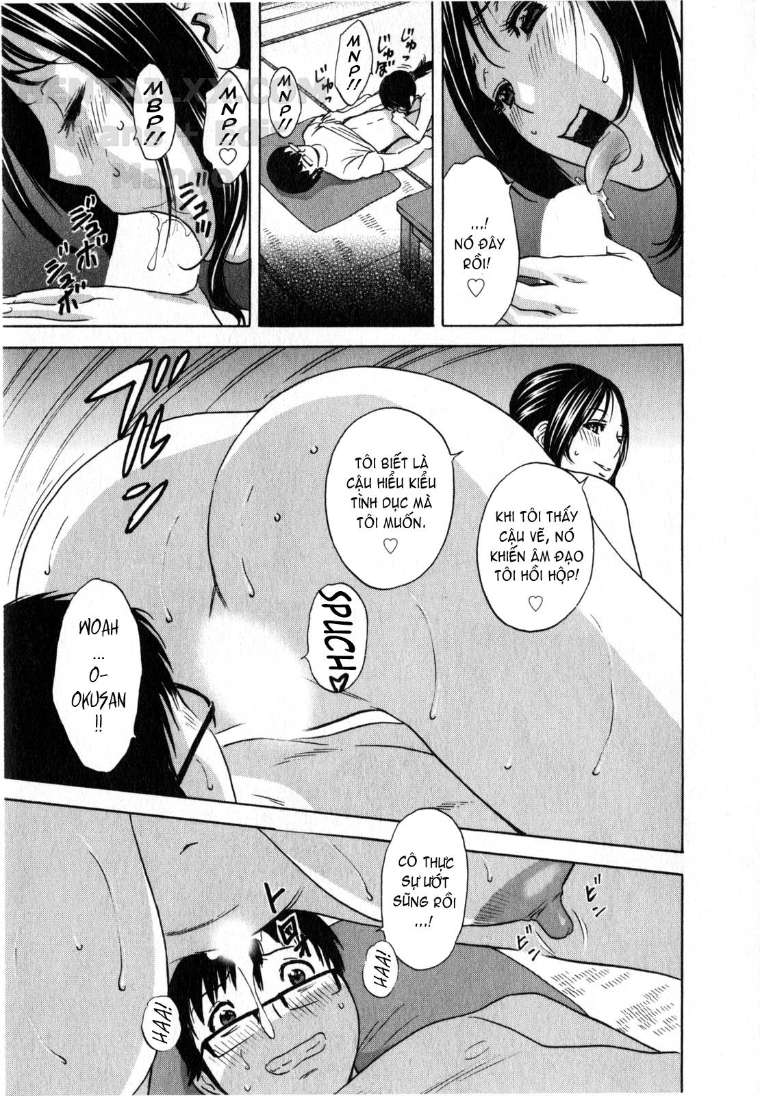 Đọc truyện hentai Life With Married Women Just Like A Manga - Chap 17