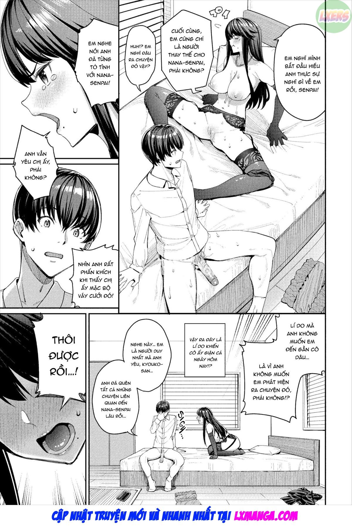 Đọc truyện hentai Ghen tị Kyoko-san - Oneshot