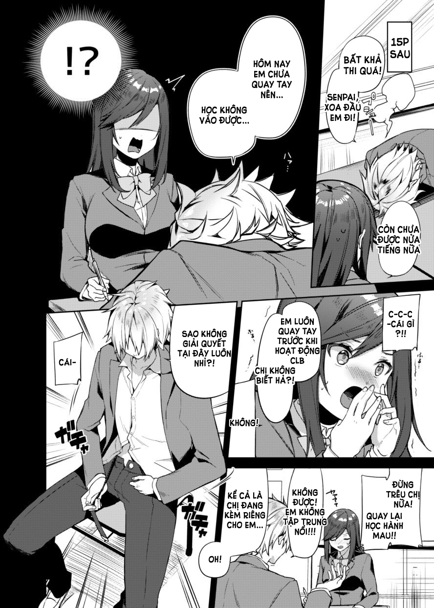 Đọc truyện hentai Senpai! Motto Ore Ni Gohoubi Kudasai! - Oneshot