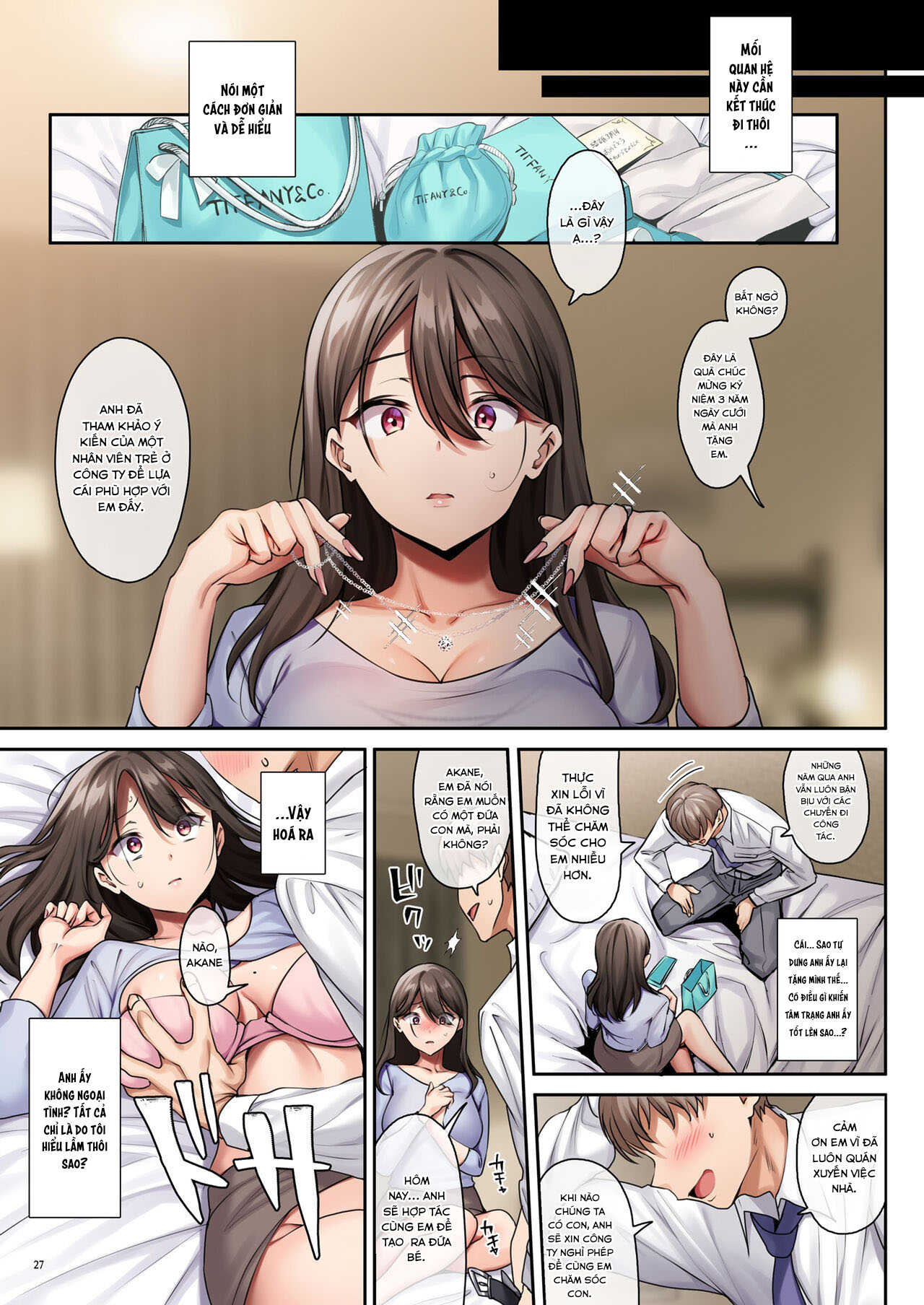 Đọc truyện hentai Anh ấy ngoại tình với vợ tôi, 3 lần 1 tuần - Oneshot