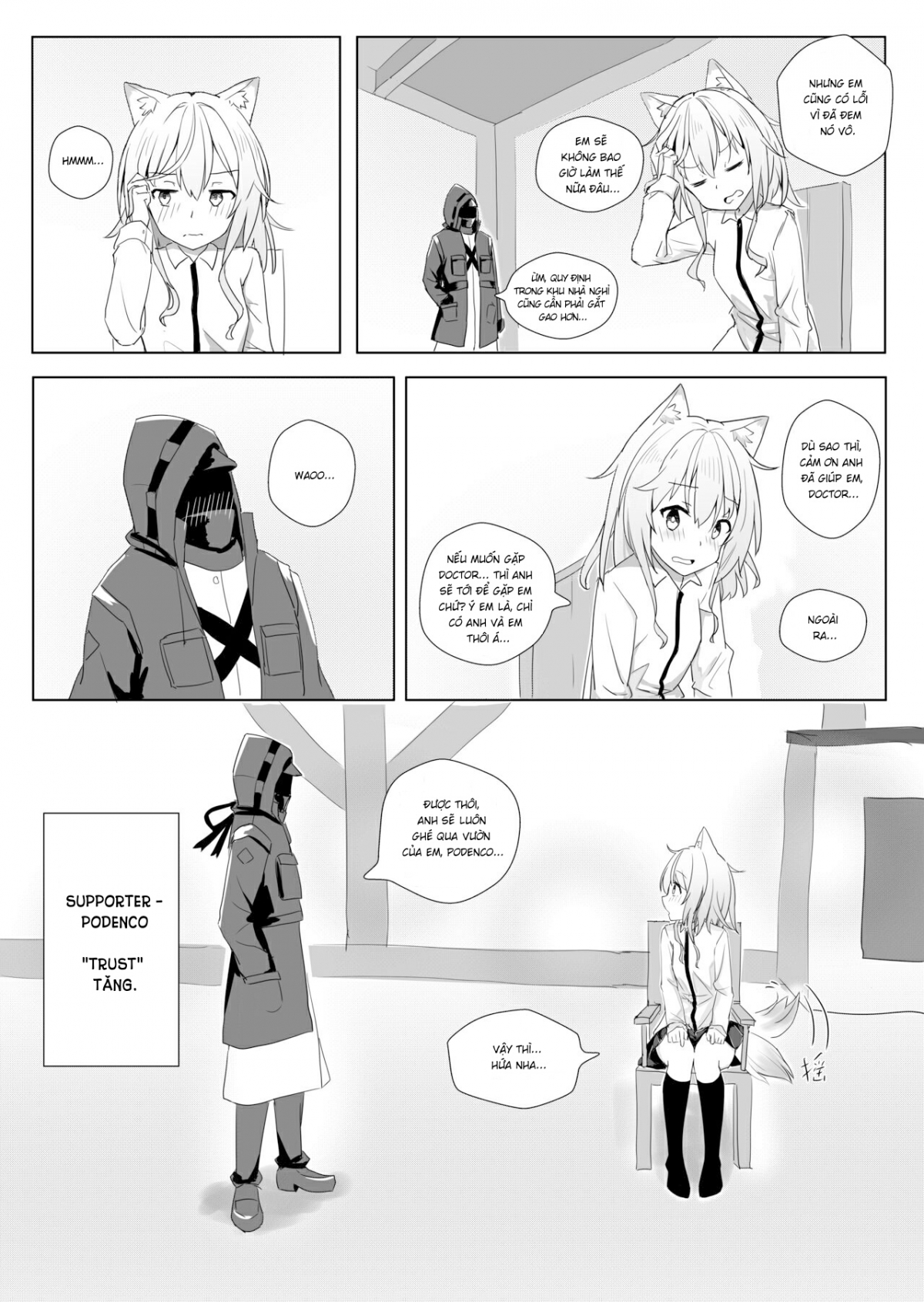 Đọc truyện hentai Horny Puppy Podenco (Arknights) - Oneshot