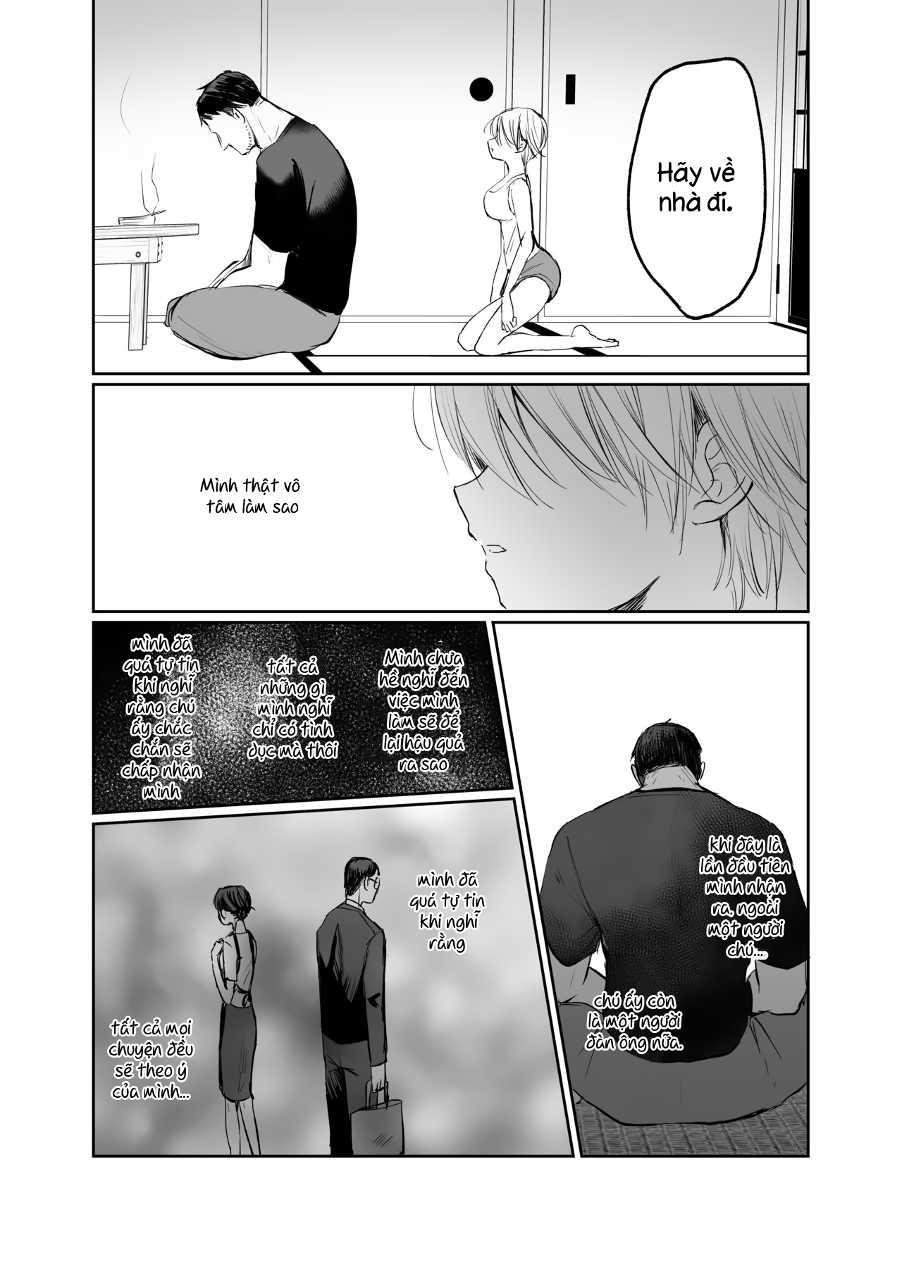 Đọc truyện hentai Sau khi trở thành nữ, tôi và chú... - Oneshot