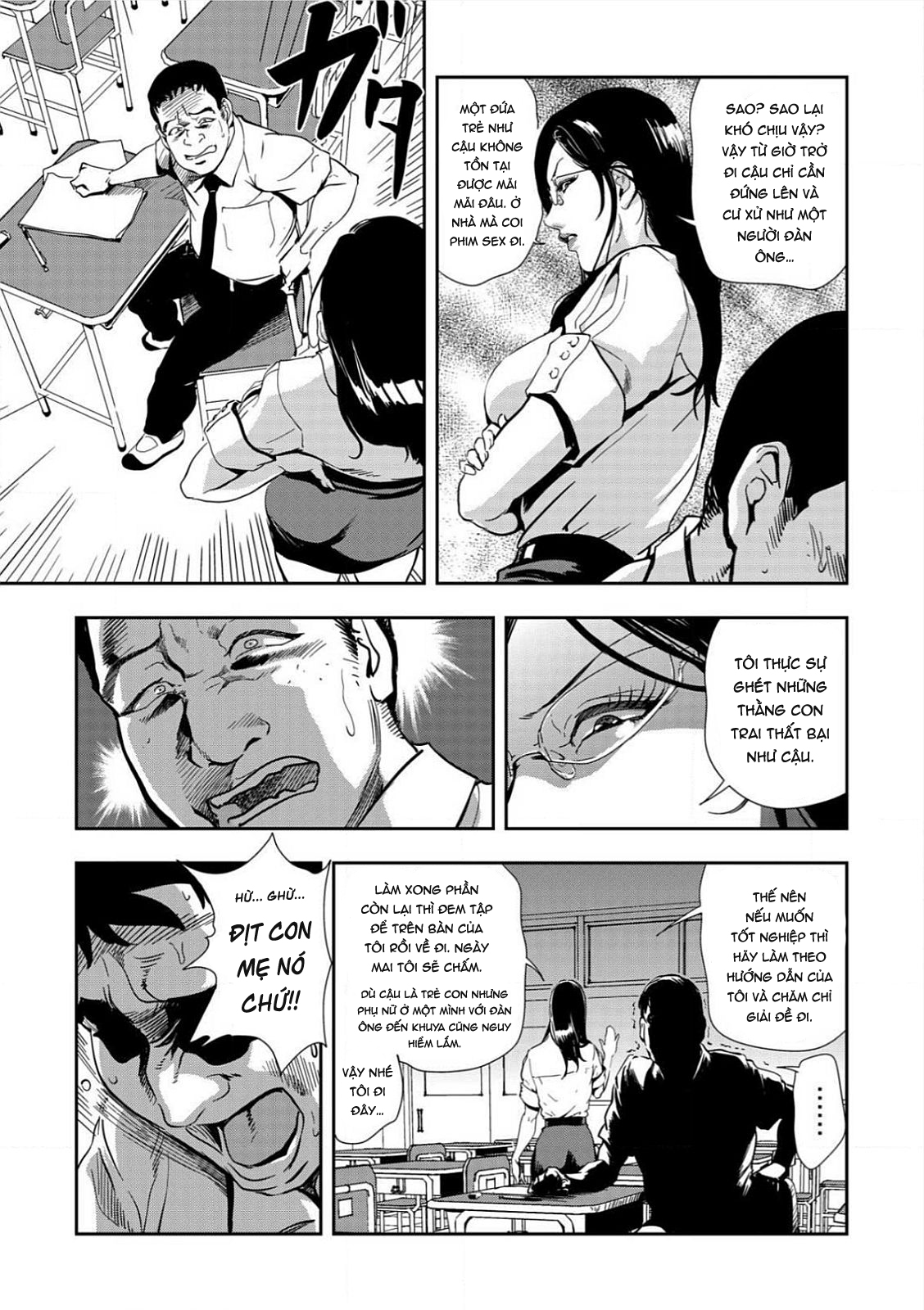 Đọc truyện hentai Sự bức xúc đến từ cậu học trò bị bắt nạt - Oneshot