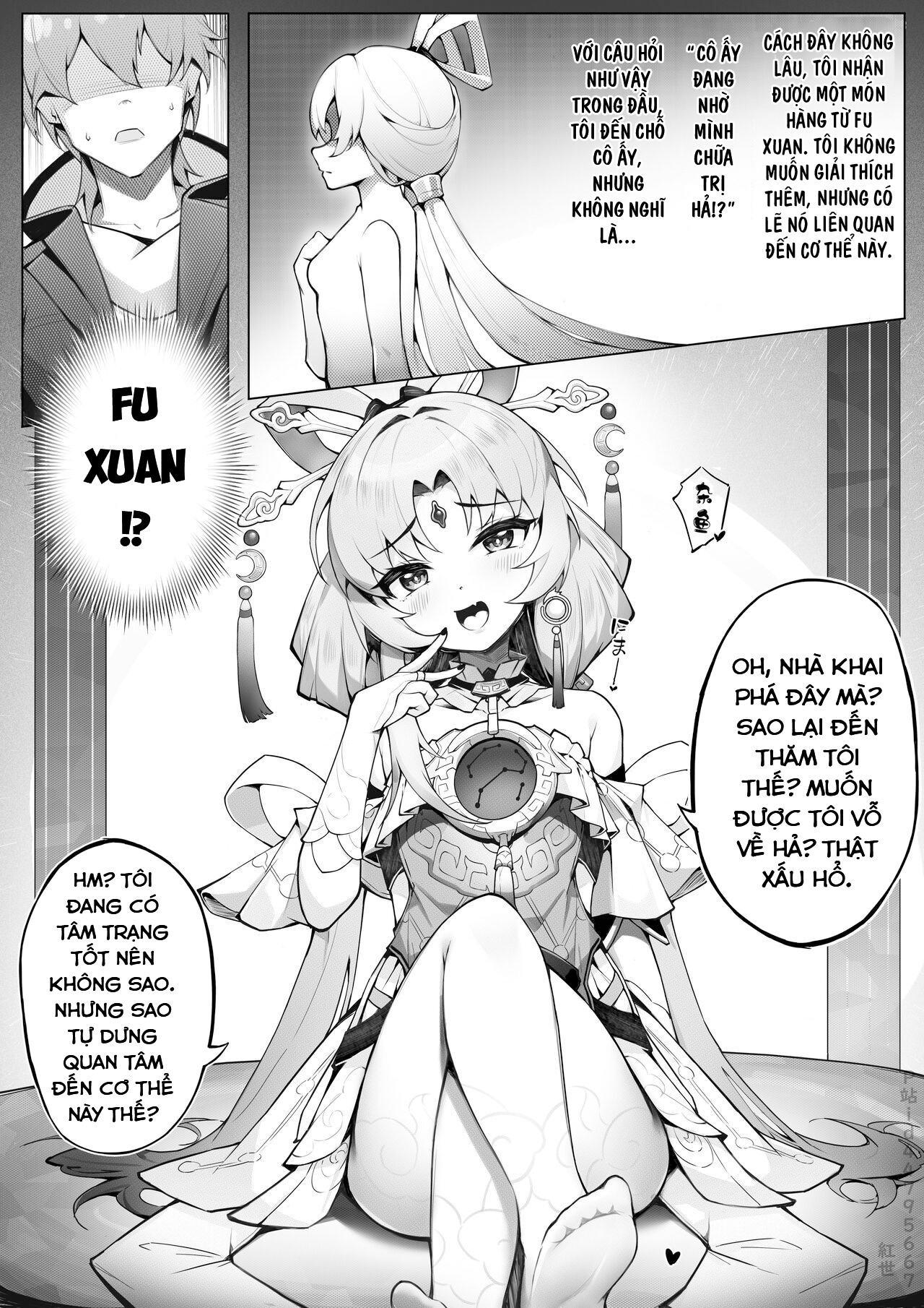 Đọc truyện hentai Phương pháp điều trị: Ma thể của Fu Tuyên - Oneshot