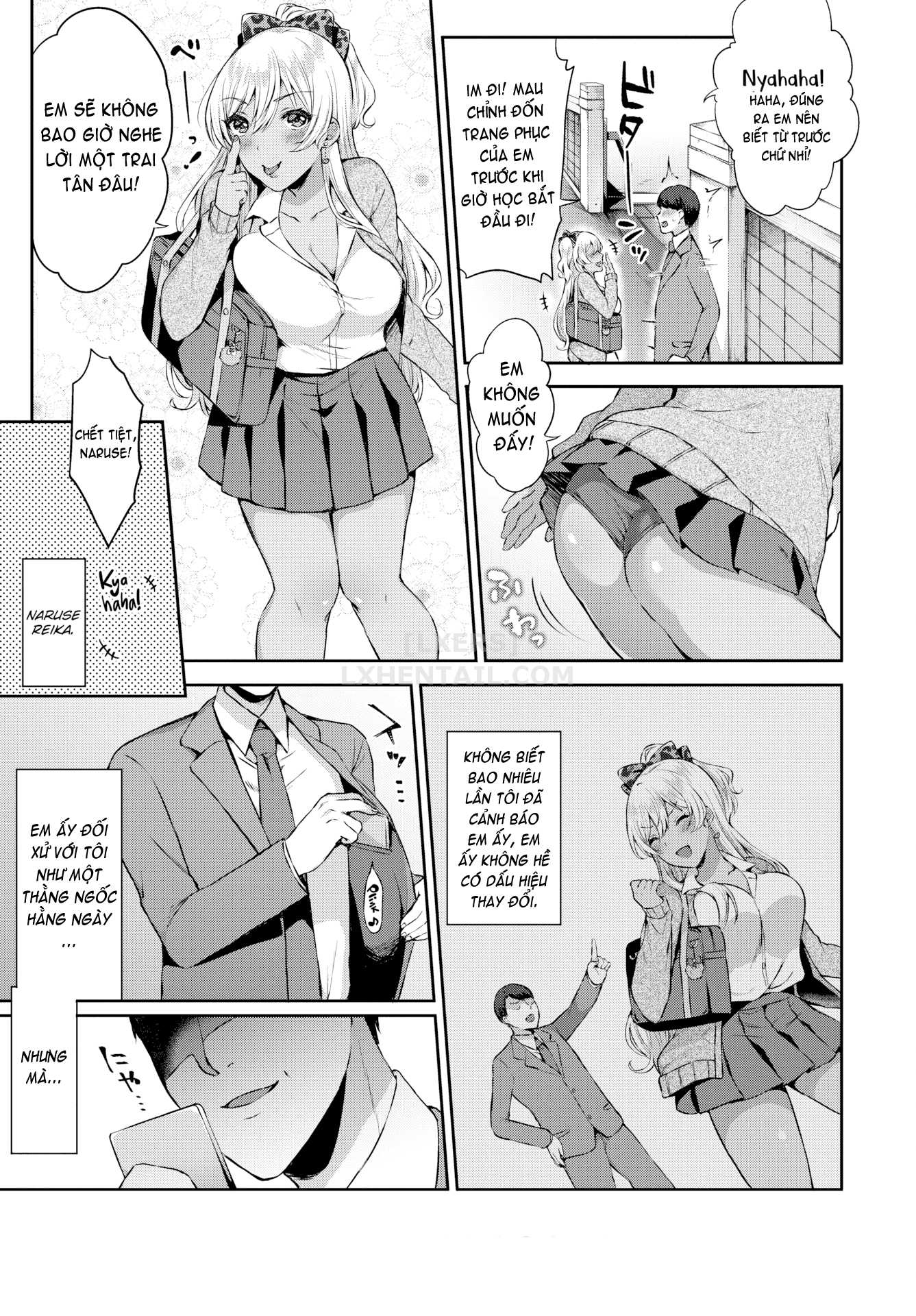 Đọc truyện hentai How to Set a Cheeky Kogal Straight - Oneshot