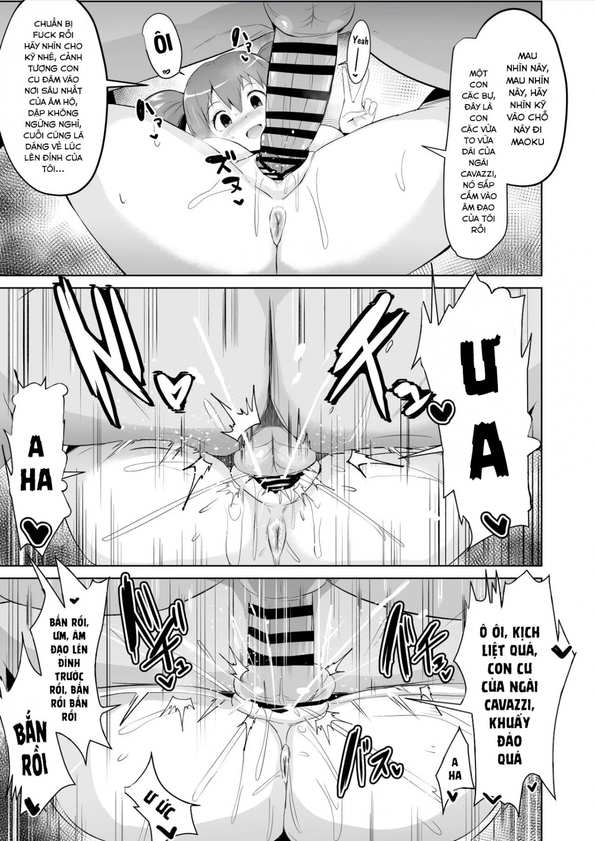 Đọc truyện hentai Làm tình với 3 em nữ sinh - Chap 2