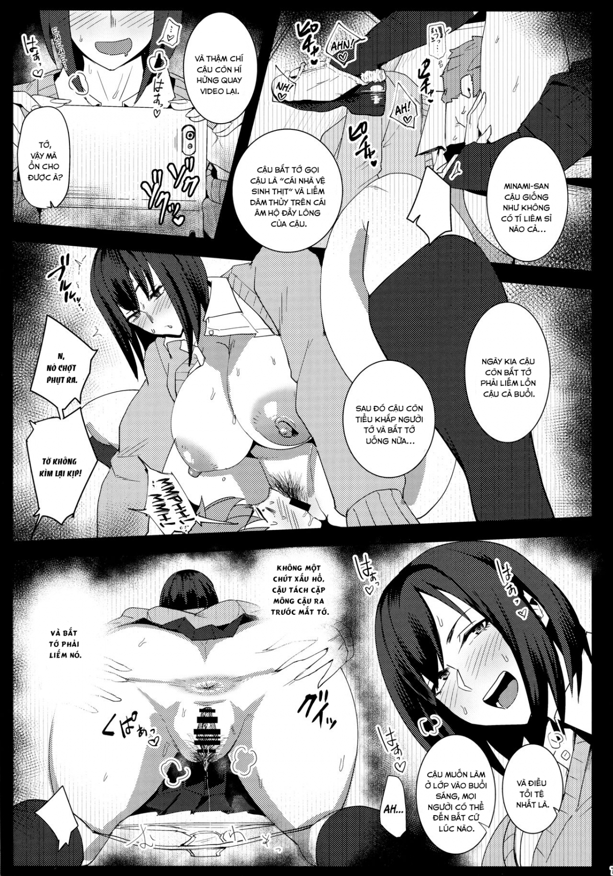Đọc truyện hentai Minami-san Sensational - Oneshot - Có che