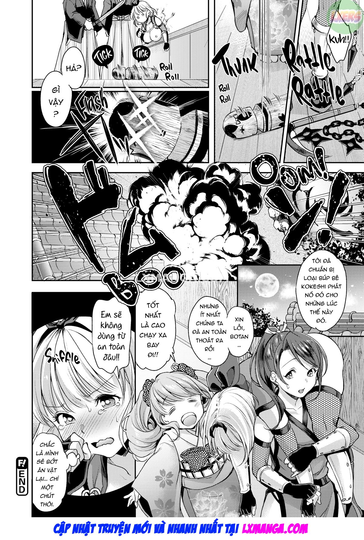 Đọc truyện hentai Botan-chan đang gặp nguy hiểm! - Oneshot