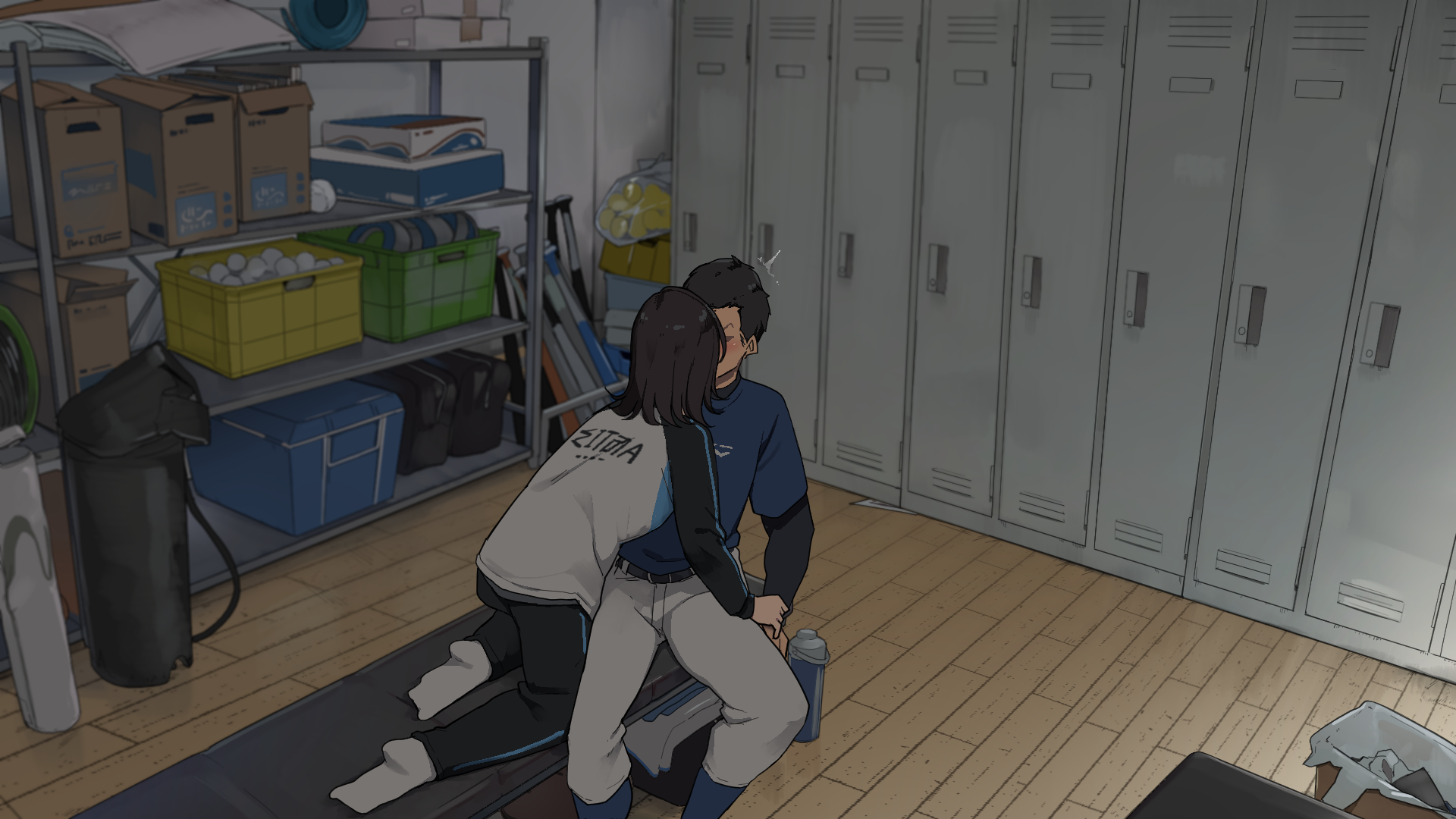 Đọc truyện hentai Tsukiatteru Senpai Joshi Manager Ni Bushitsu De Nuite Morau - Oneshot