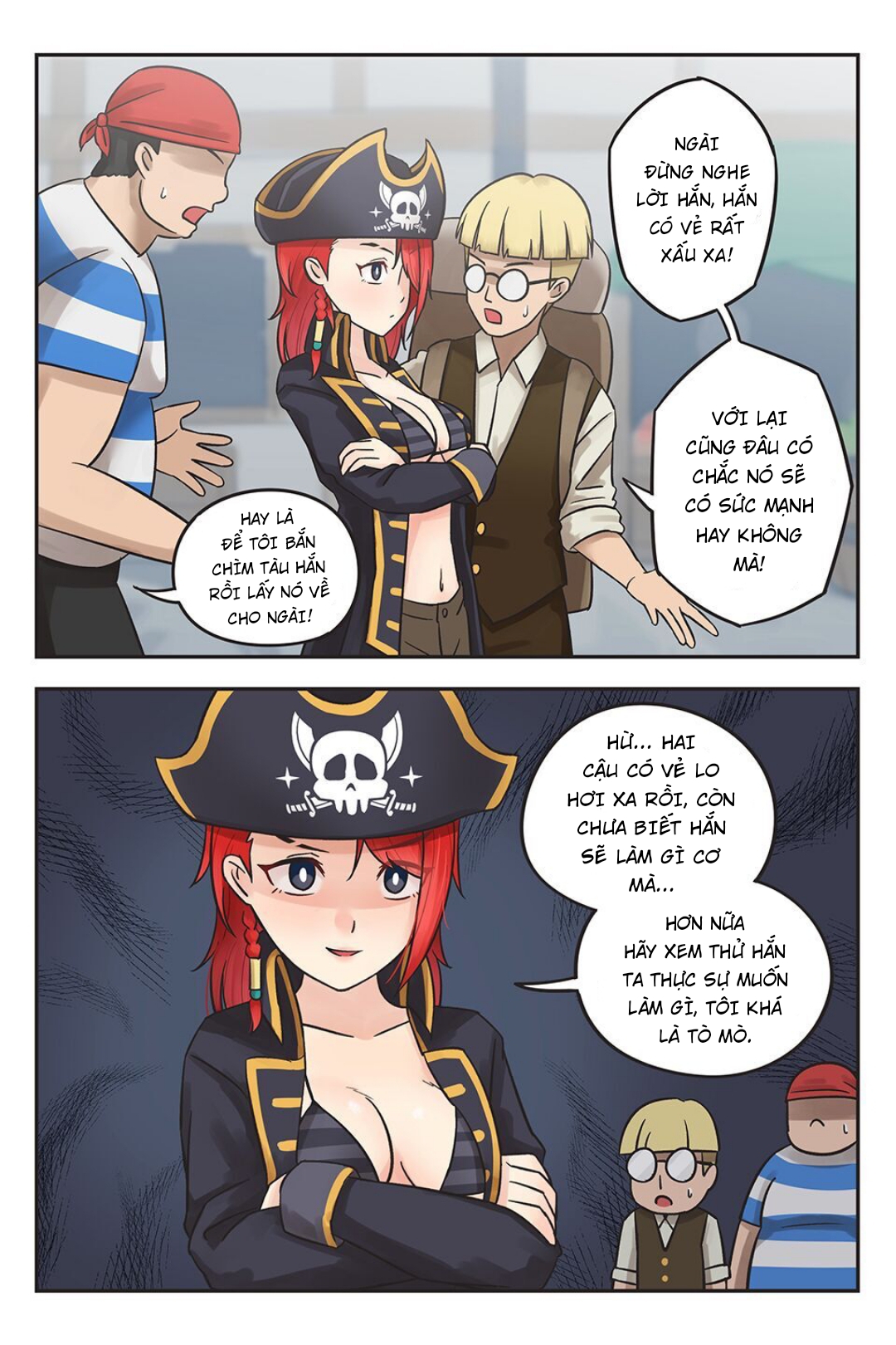 Đọc truyện hentai Rowan thuyền trưởng tóc đỏ - Chap 3