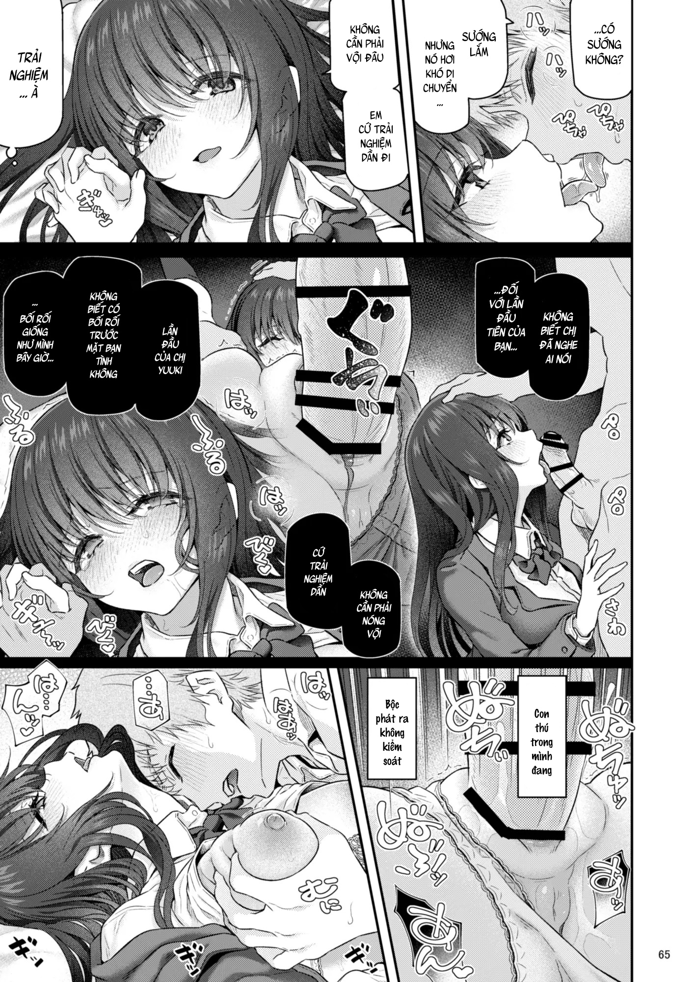 Đọc truyện hentai Phục vụ của 3 nữ sinh đóng phim segg - Chap 4