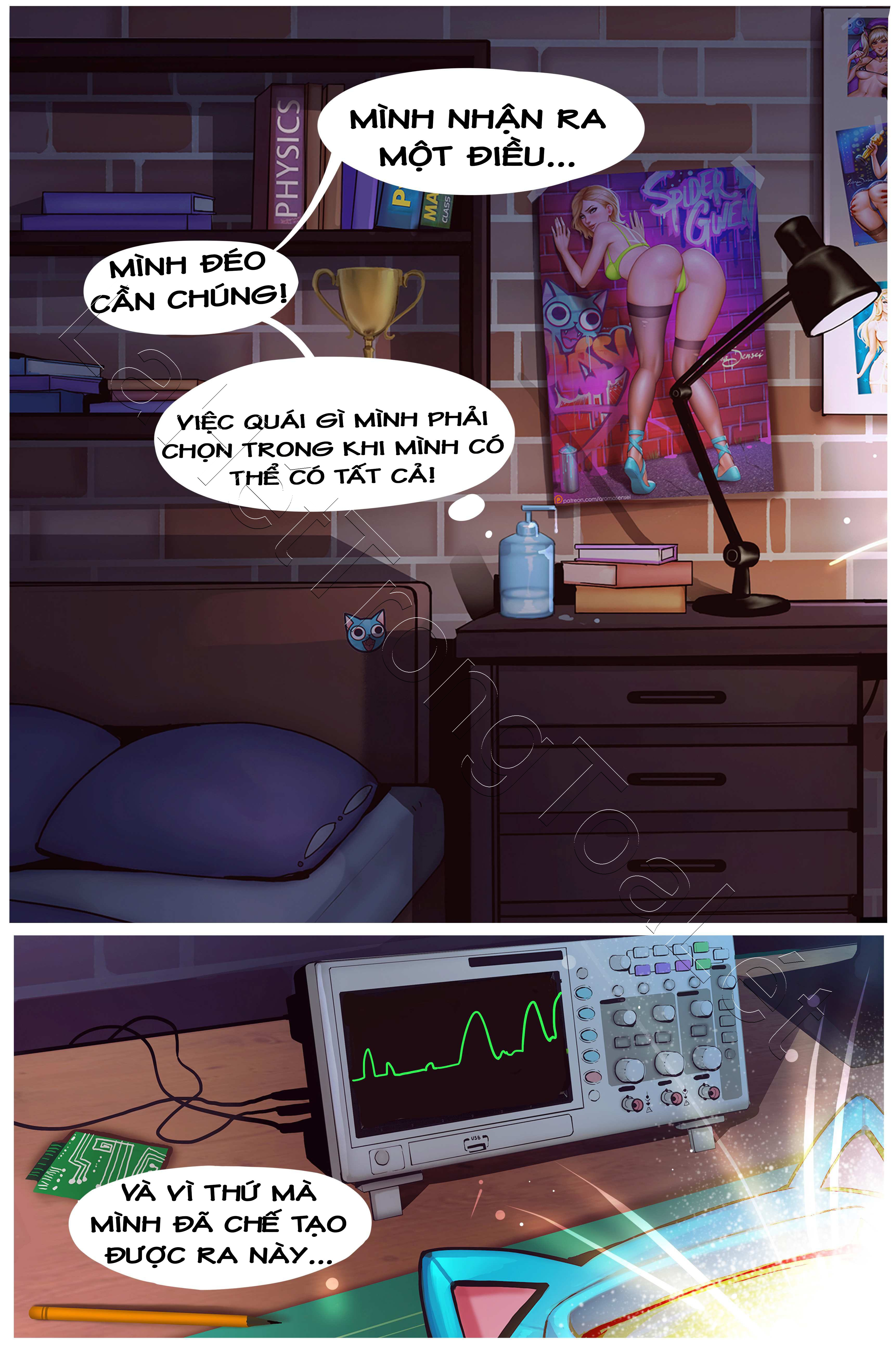 Đọc truyện hentai Máy thu phục Waifu - Tập 1- Gwen
