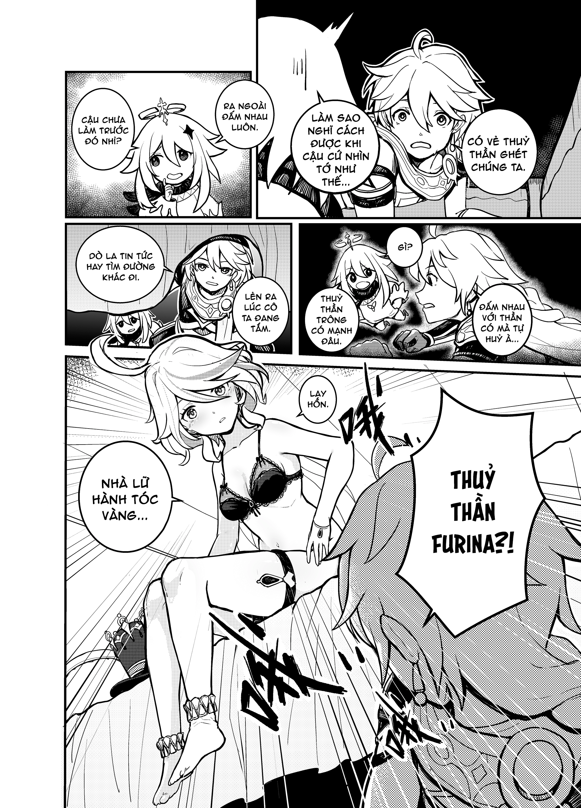 Đọc truyện hentai Thuỷ thần ngốc nghếch - Vào chung với chiu dé nhé