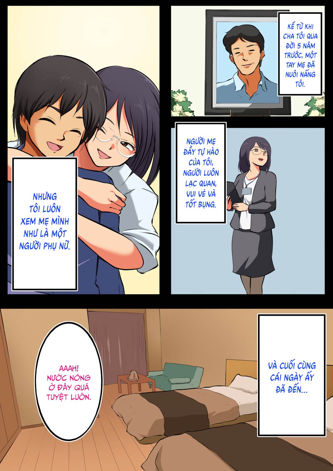 Đọc truyện hentai Mẹ tôi sẽ mang thai đứa bé của tôi - Oneshot