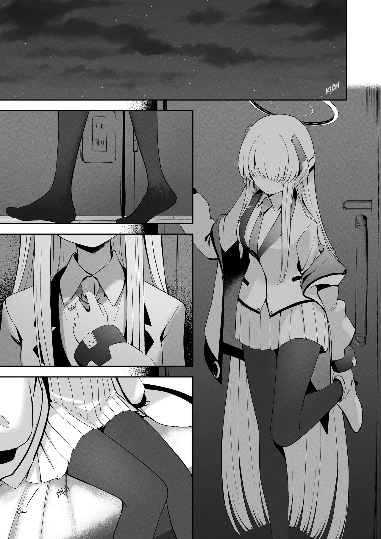 Đọc truyện hentai Noa nhận thấy Yuuka và Sensei ngày càng thân thiết - Oneshot
