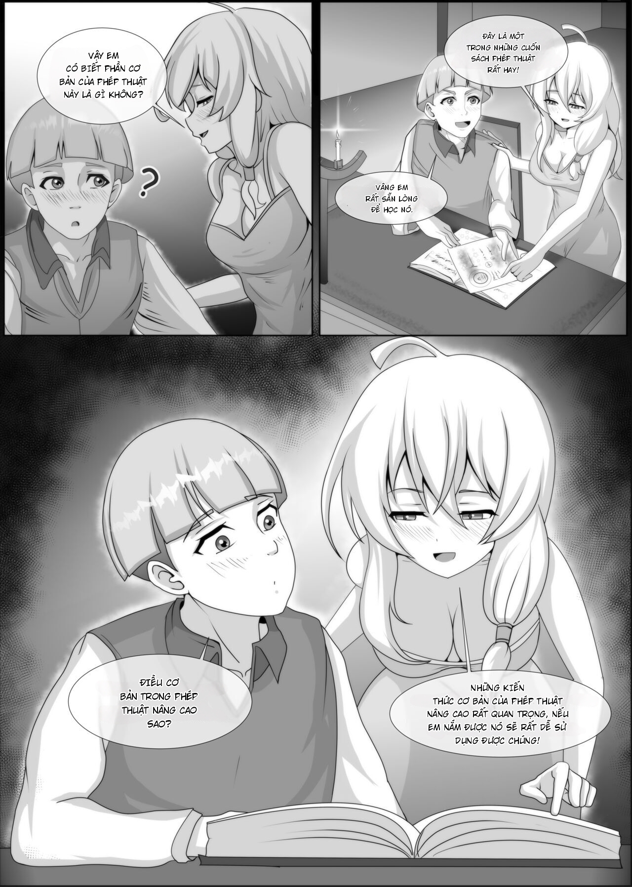 Đọc truyện hentai Trải nghiệm giáo dục giới tính của Elaina - Oneshot