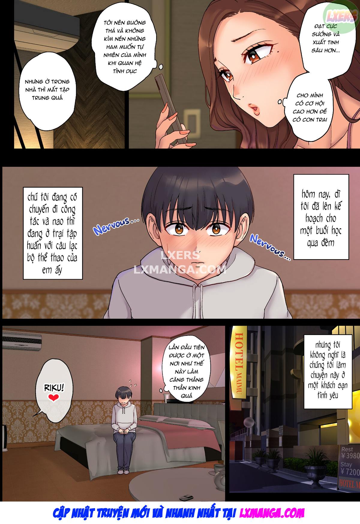 Đọc truyện hentai Ngủ với dì tới mức dì mang thai - Chap 1