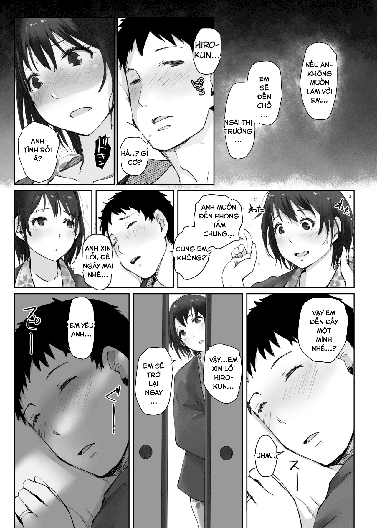 Đọc truyện hentai Hitozuma To NTR Chounai Ryokou -Futsukame- - Oneshot
