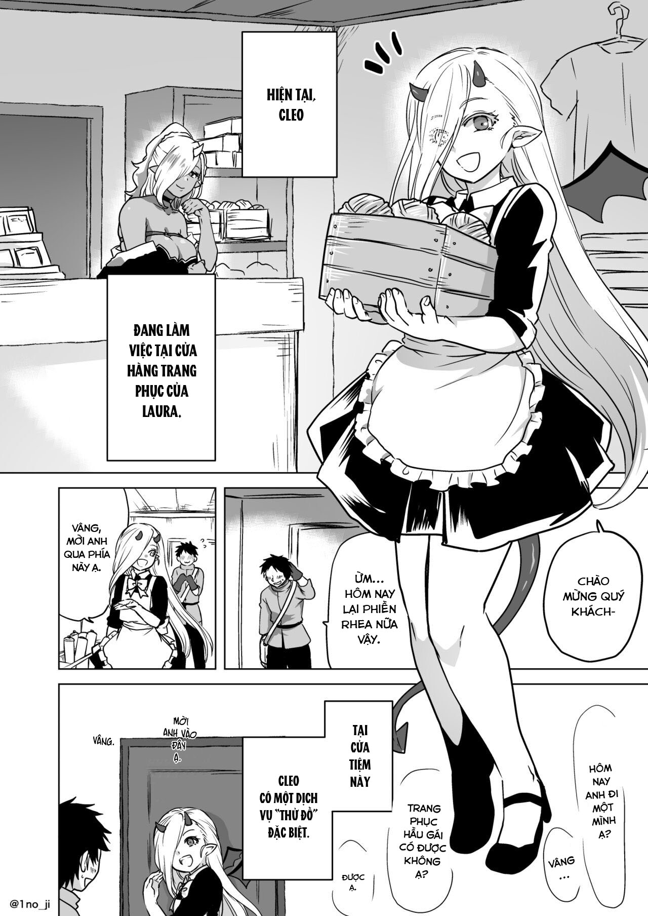 Đọc truyện hentai Câu chuyện về một cựu thủ lĩnh của quân đội Quỷ vương thua một anh hùng và bị biến thành nữ. - Oneshot