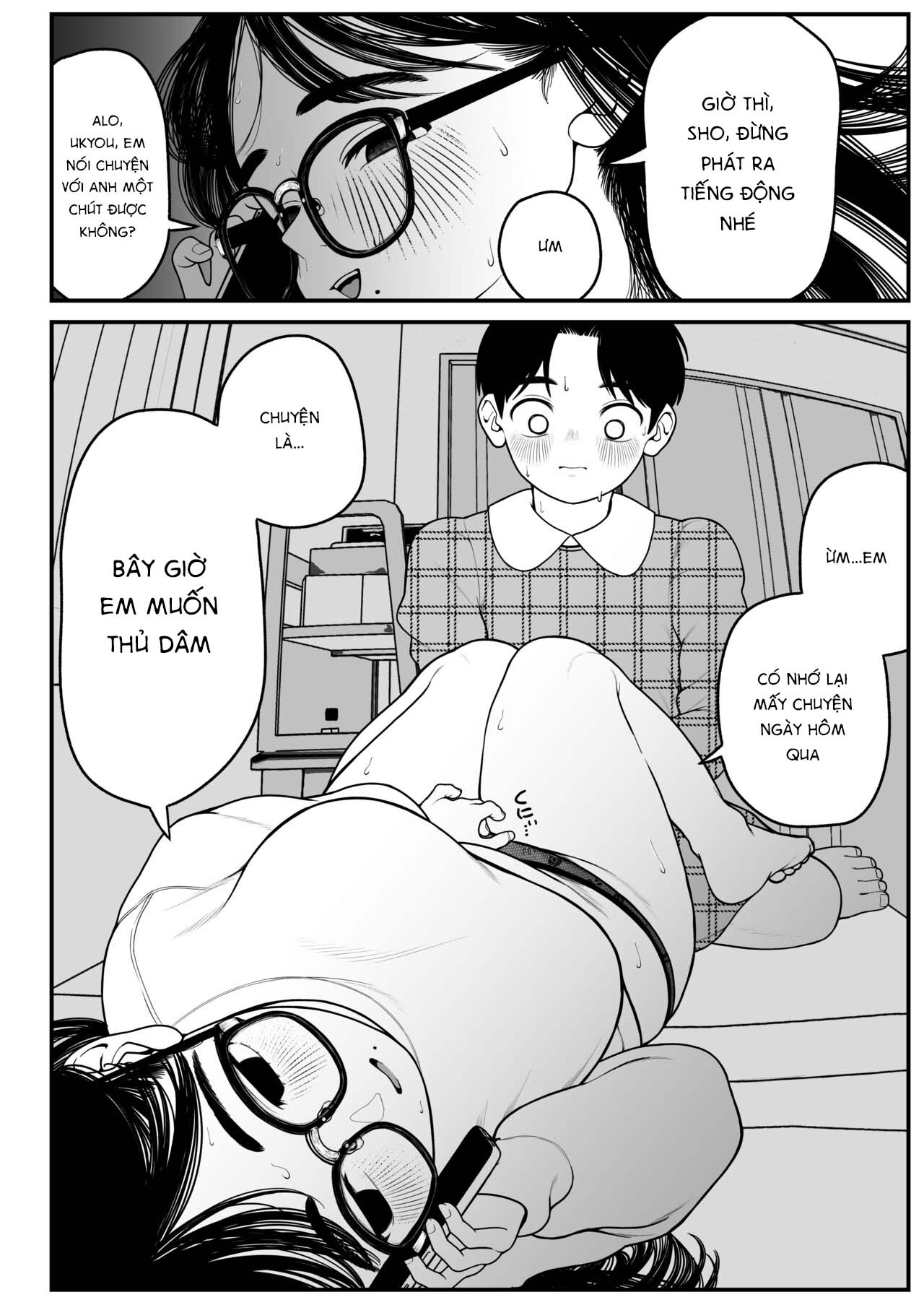 Đọc truyện hentai Kỳ nghỉ đông của tôi, bạn gái và chồng phần 2 - Chap 2