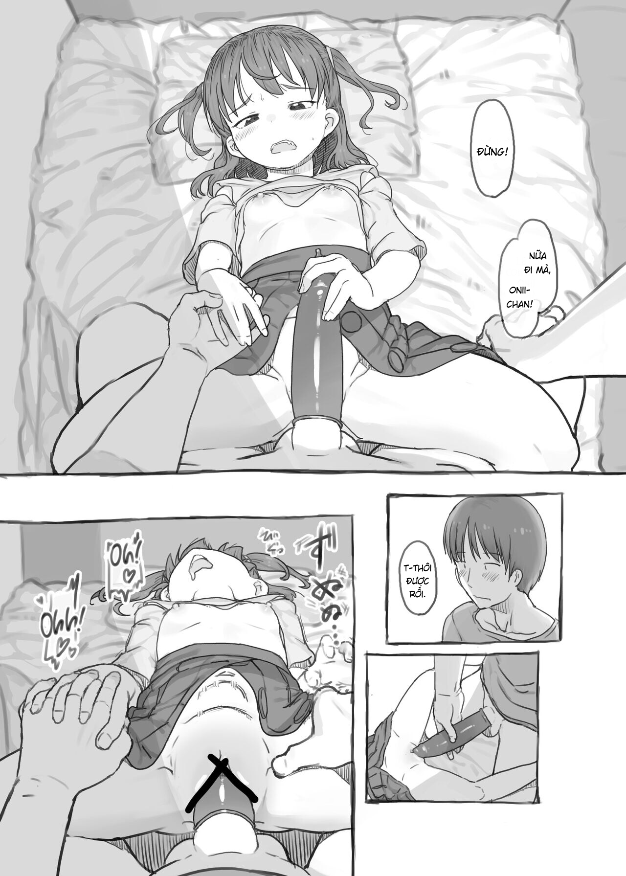 Đọc truyện hentai Fap cùng em gái - Chap 2.1