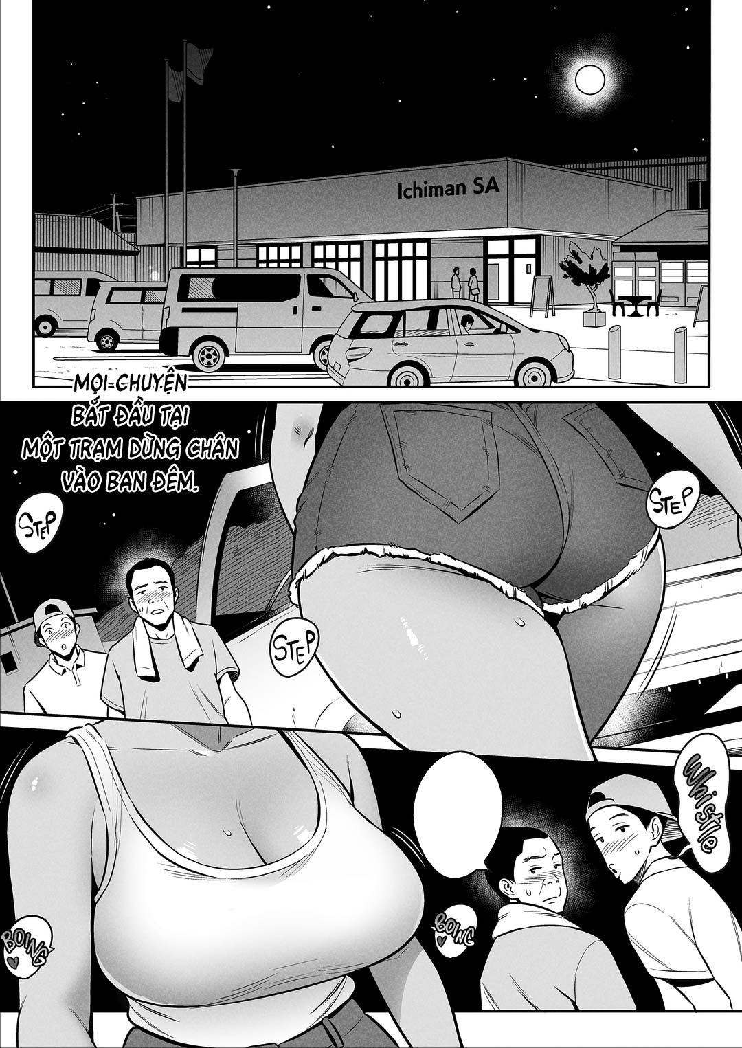 Đọc truyện hentai Nữ tài xế xe tải và anh chàng đi nhờ - Oneshot