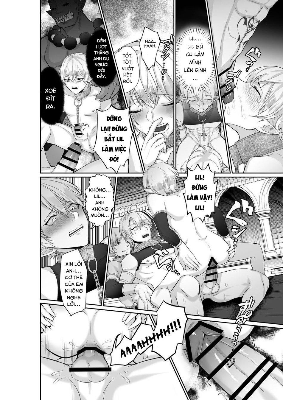 Đọc truyện hentai Niềm vui sụp đổ của các hoàng tử yêu tinh - Oneshot