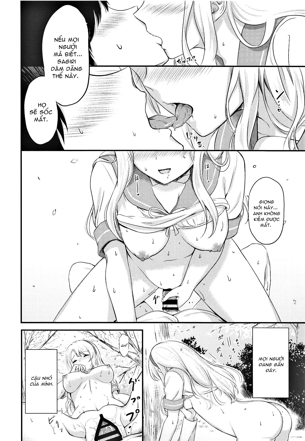 Đọc truyện hentai Sagiri và tình dục ngắm hoa anh đào Kantai Collection KanColle - Oneshot