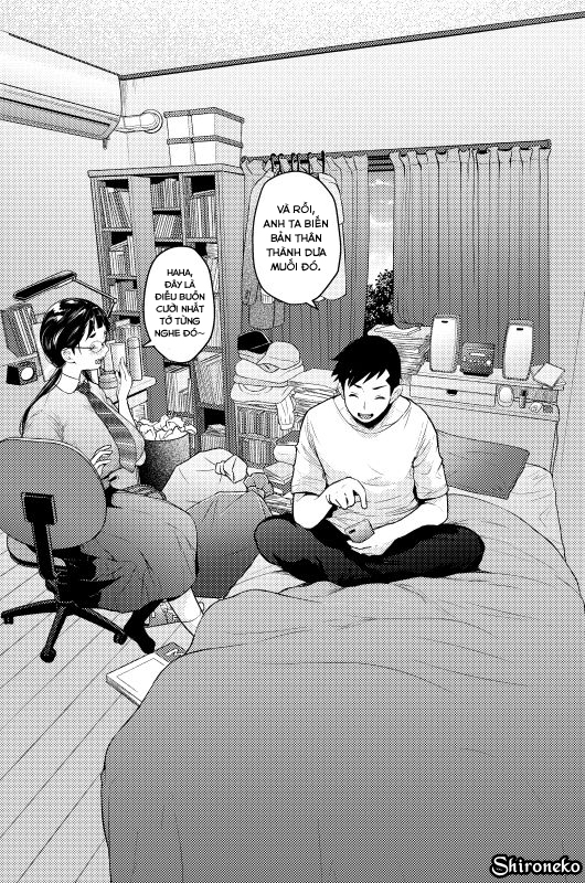 Đọc truyện hentai Jimiko to Ichinichijuu Sex - Chap 3.5 - Gaishutsu Jishuku Ake no Jimiko