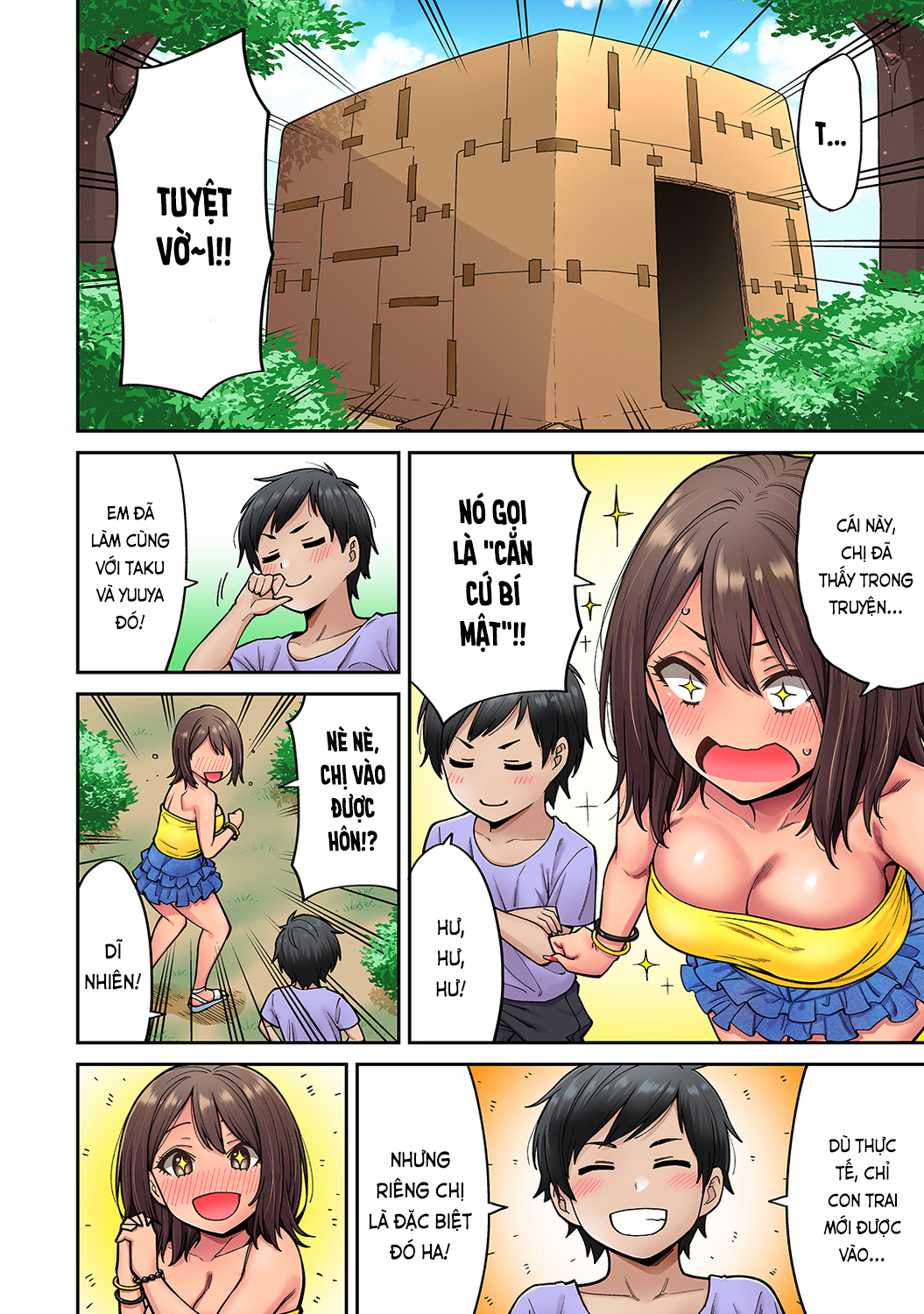 Đọc truyện hentai Người chị tôi thầm mến trở về trong bộ dạng gái lai Tây - Ch. 4