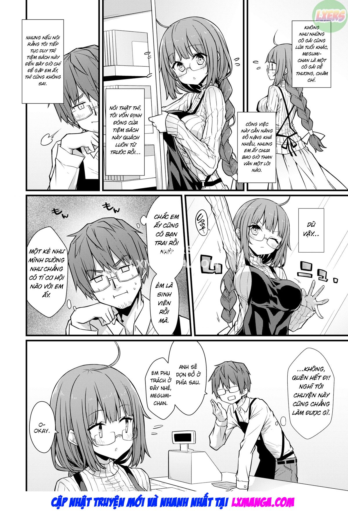 Đọc truyện hentai Bí mật của hiệu sách - Oneshot