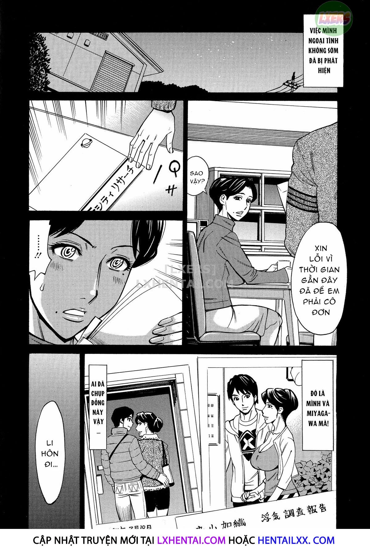 Đọc truyện hentai Hitozuma Koi Hanabi - Chap 8