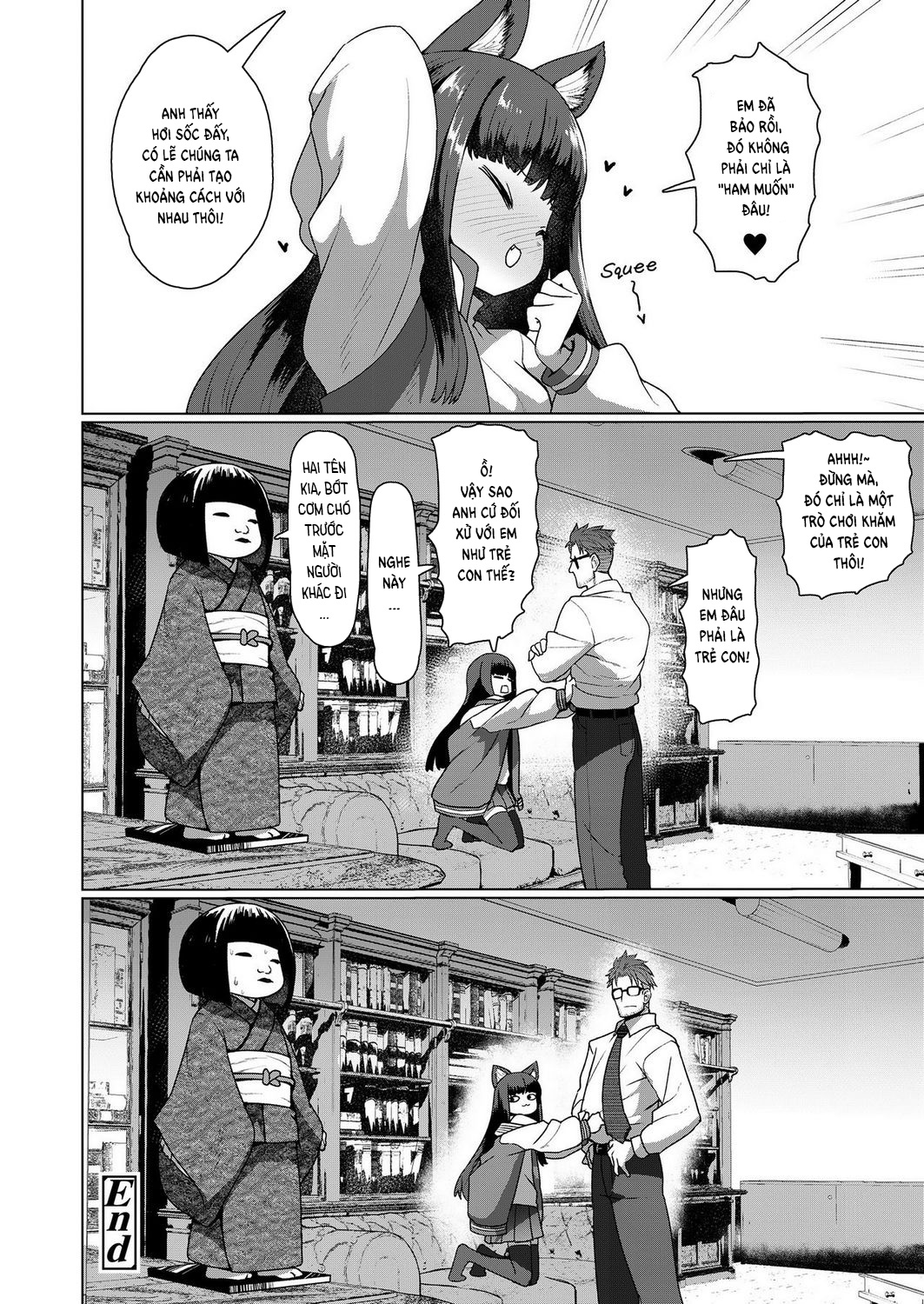 Đọc truyện hentai The Professor and the Bakeneko - Oneshot