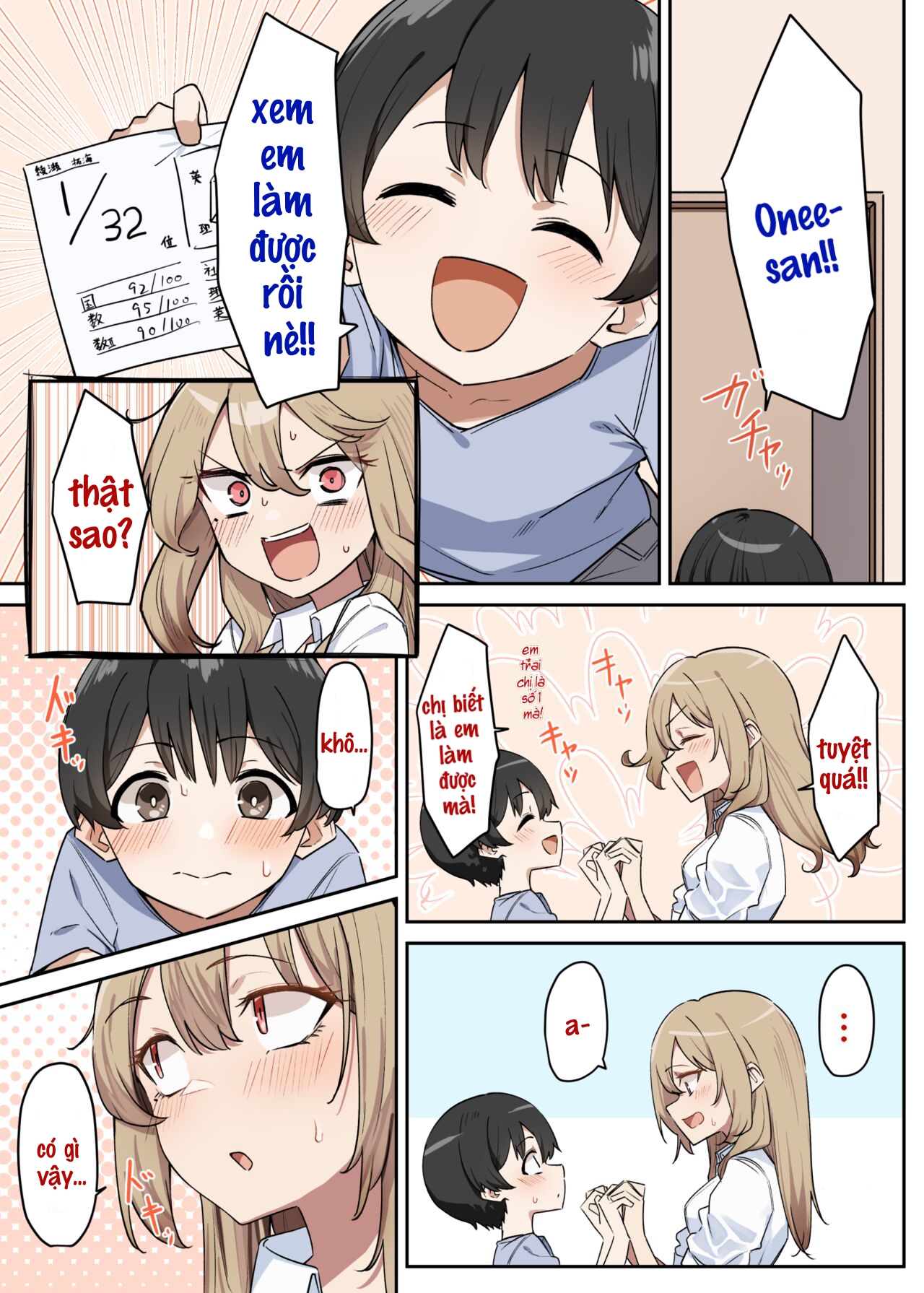 Đọc truyện hentai Saki-chan cùng cậu em trai shota - Chap 5