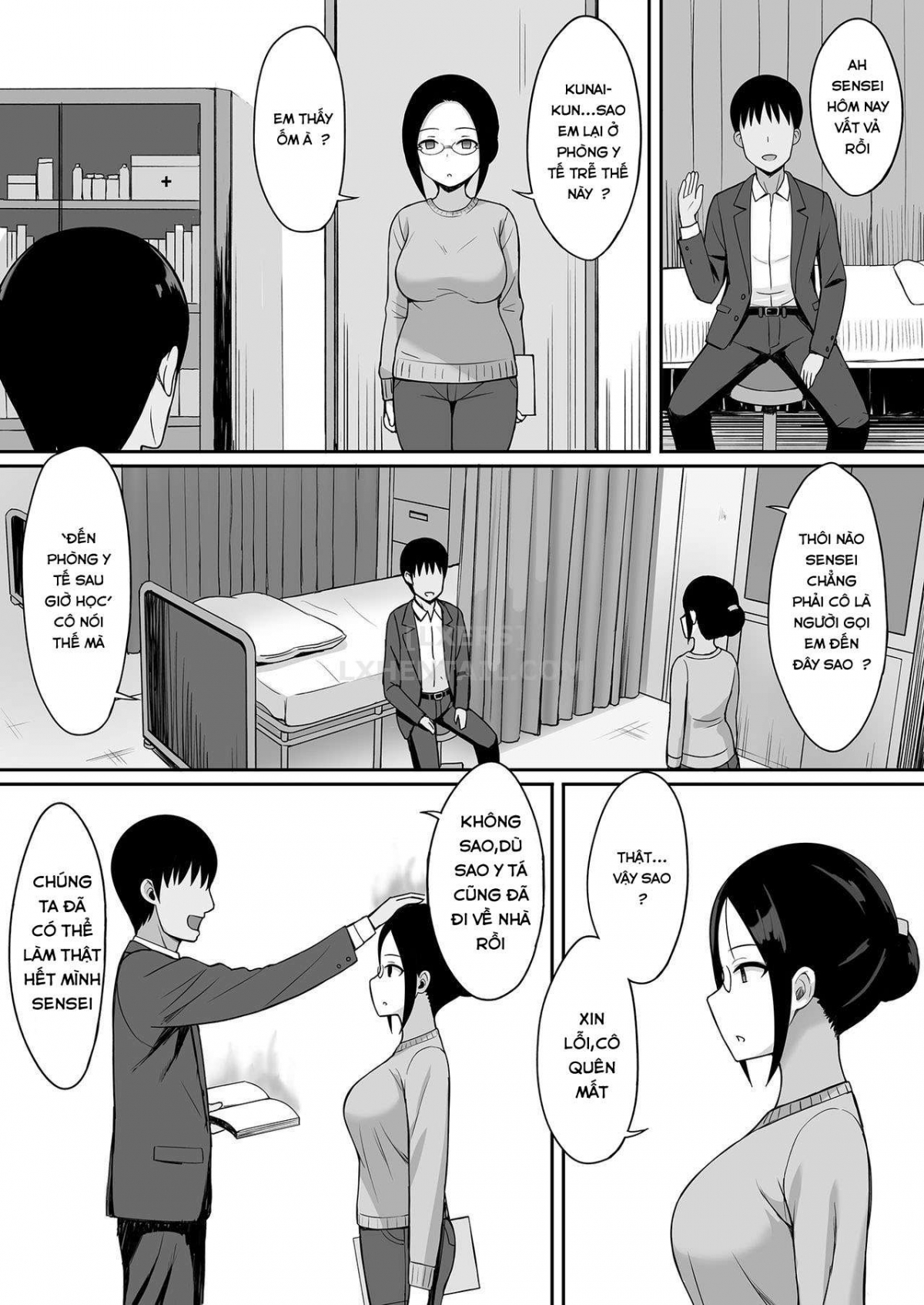 Đọc truyện hentai Fukujuu No Noroi De Classmate O Onaho-Ka Suru Hanashi - Chap 3 ~Josei Kyoushi Satoi Maho Hen~