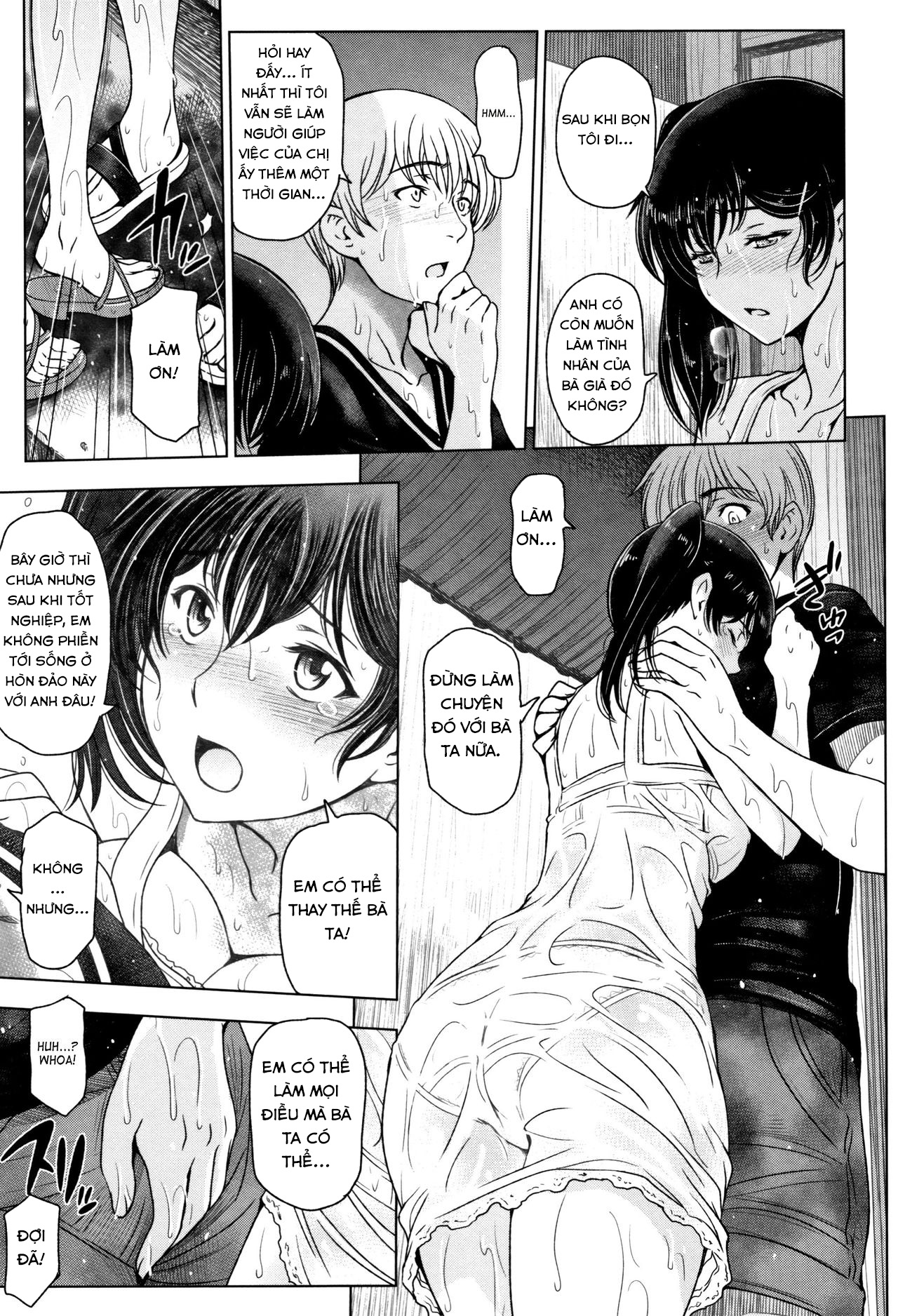 Đọc truyện hentai Natsu-jiru ~Ase ni Mamirete Gucchagucha - Chap 5