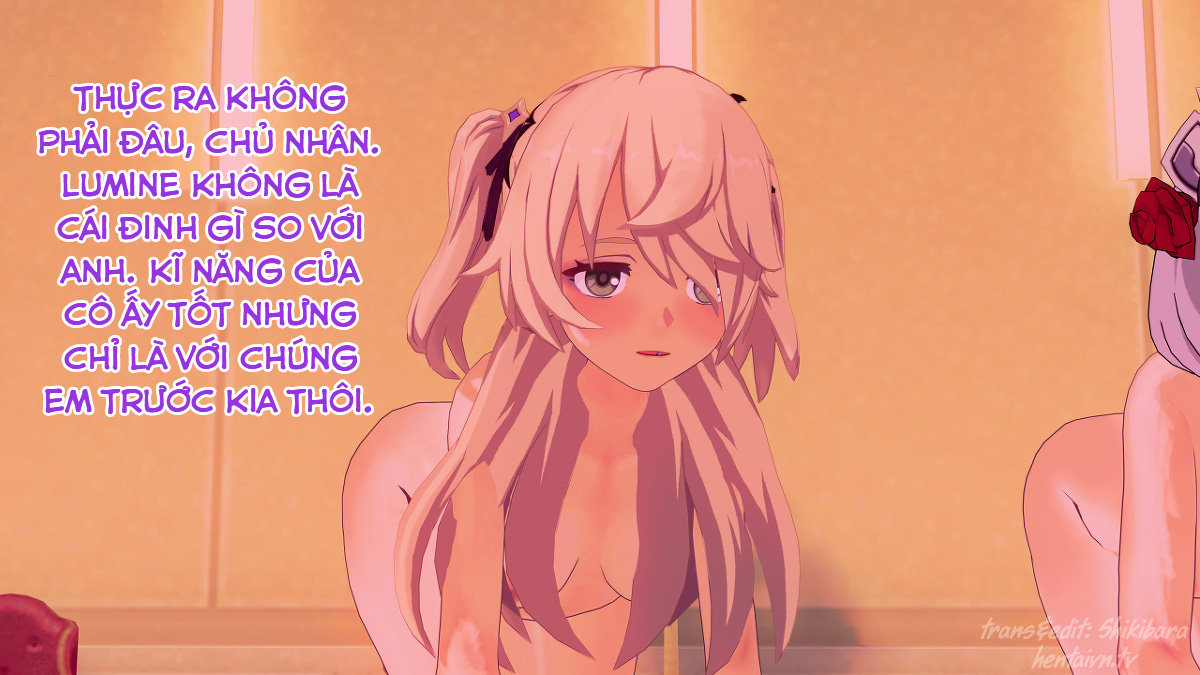 Đọc truyện hentai Cậu học sinh may mắn - Noelle & Fischl