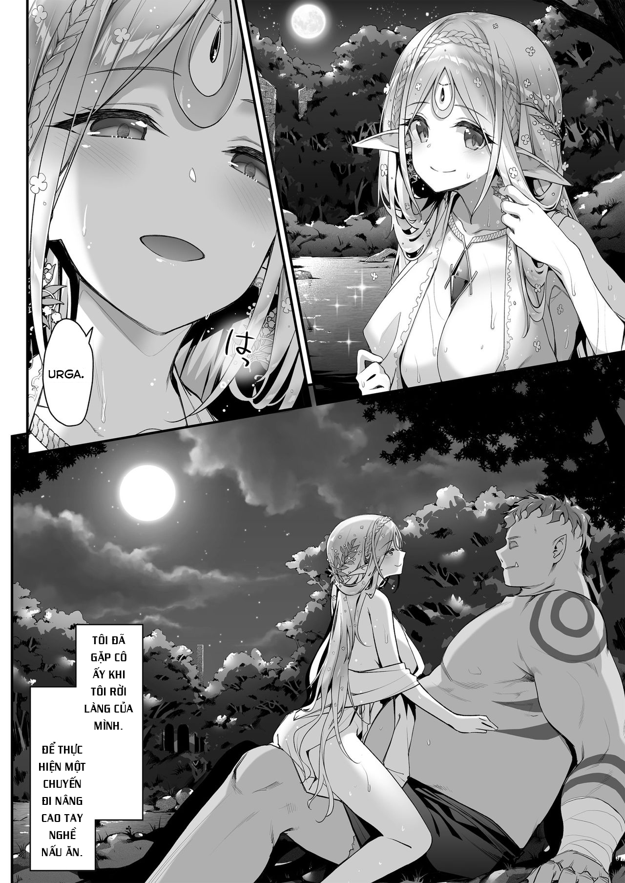 Đọc truyện hentai Midara na Elf-san wa Orc-kun ga Osuki - Chap 1