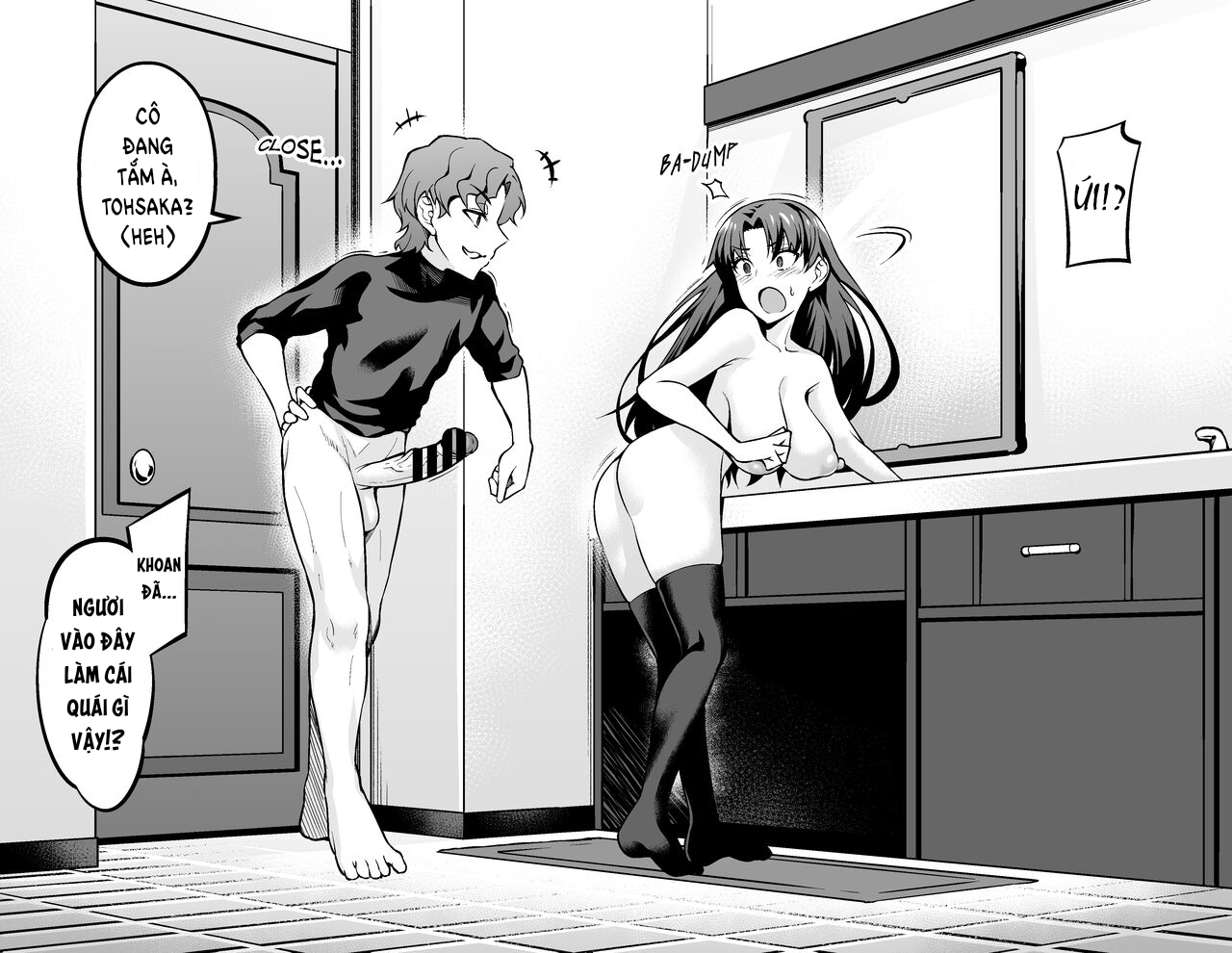 Đọc truyện hentai Rin Tohsaka ngoại tình với Shinji - Oneshot