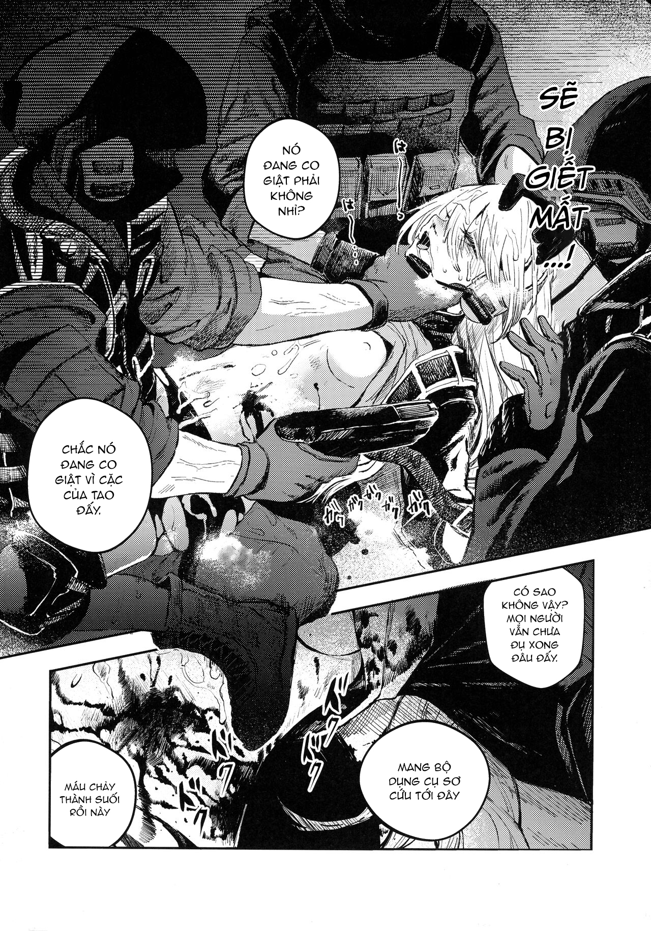Đọc truyện hentai Thiếu nữ quân nhân thua trận - Oneshot