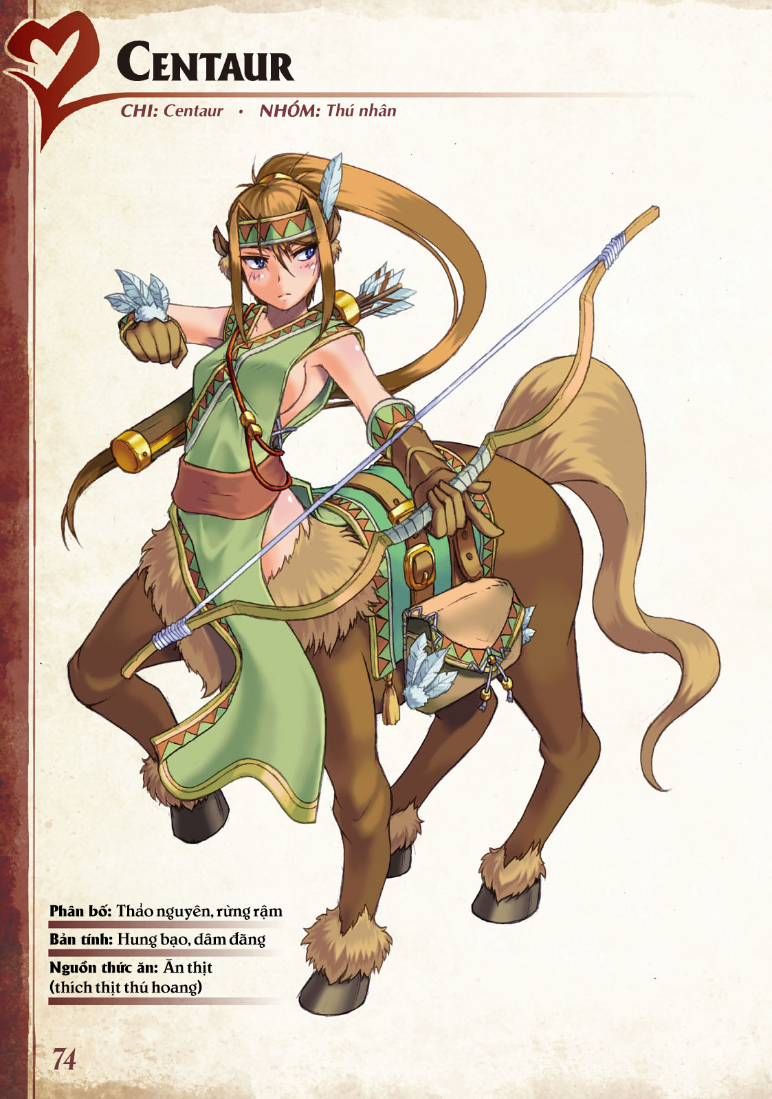 Đọc truyện hentai Bách khoa toàn thư Monstergirl - 031: Centaur