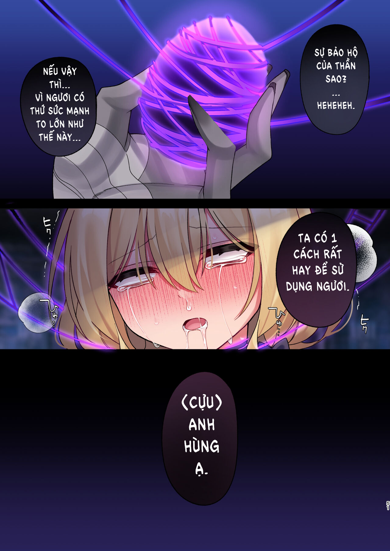 Đọc truyện hentai Chuyến phiêu lưu của anh hùng-chan đã đi đến hồi kết - Oneshot