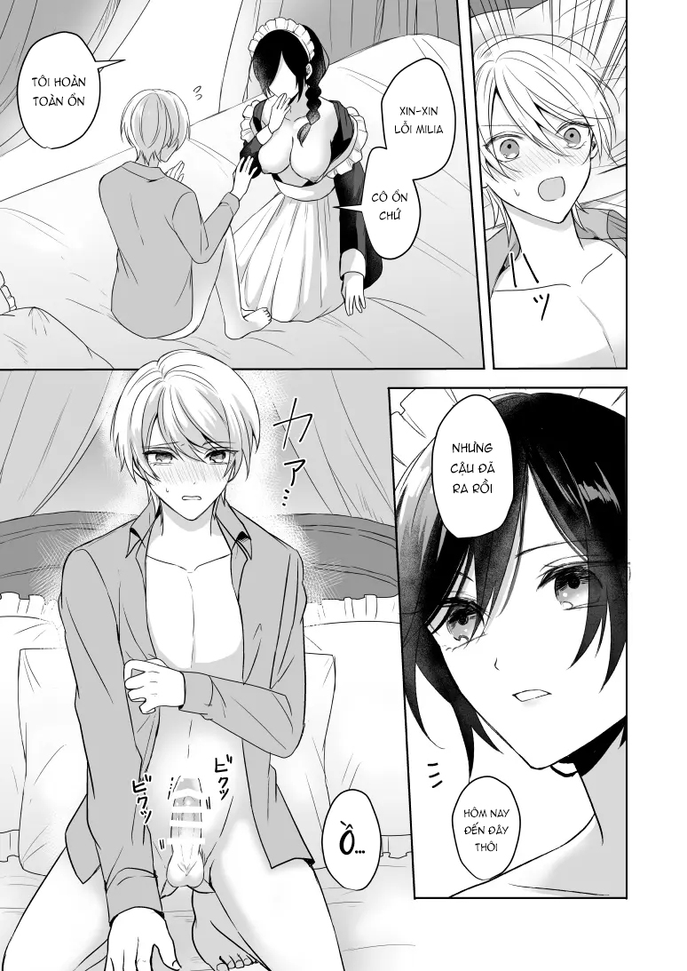 Đọc truyện hentai Xin hãy để việc đó cho tôi thưa chủ nhân - Oneshot