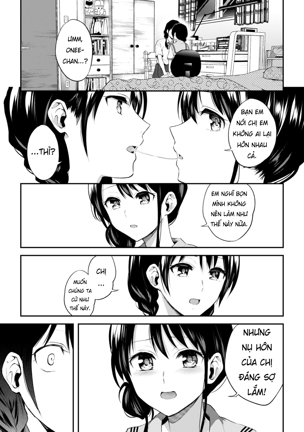 Đọc truyện hentai Onee-chan no Kowai Kisu - Oneshot