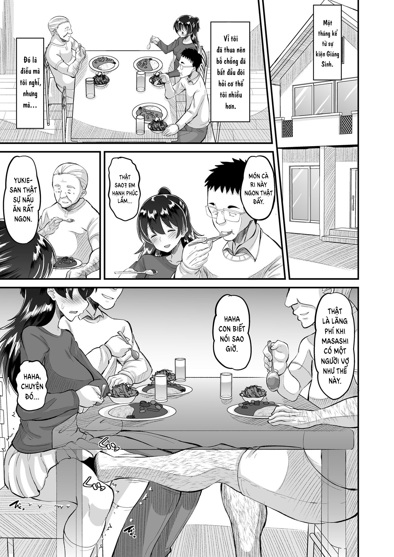 Đọc truyện hentai Vợ dâm đãng và bố chồng - Oneshot
