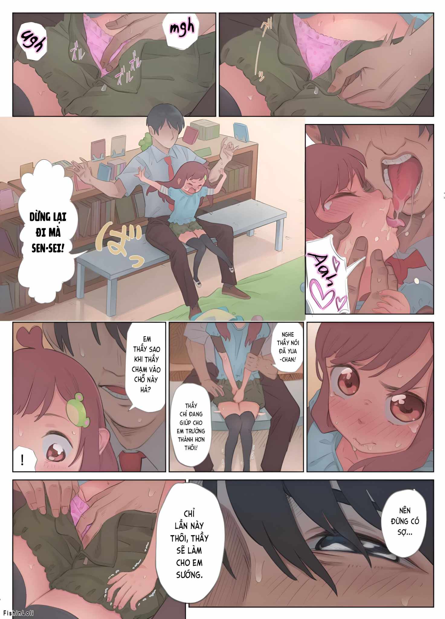 Đọc truyện hentai Cô gái ngây thơ Yua-chan - mối tình bị cấm đoán với giáo viên tàn bạo... - Oneshot