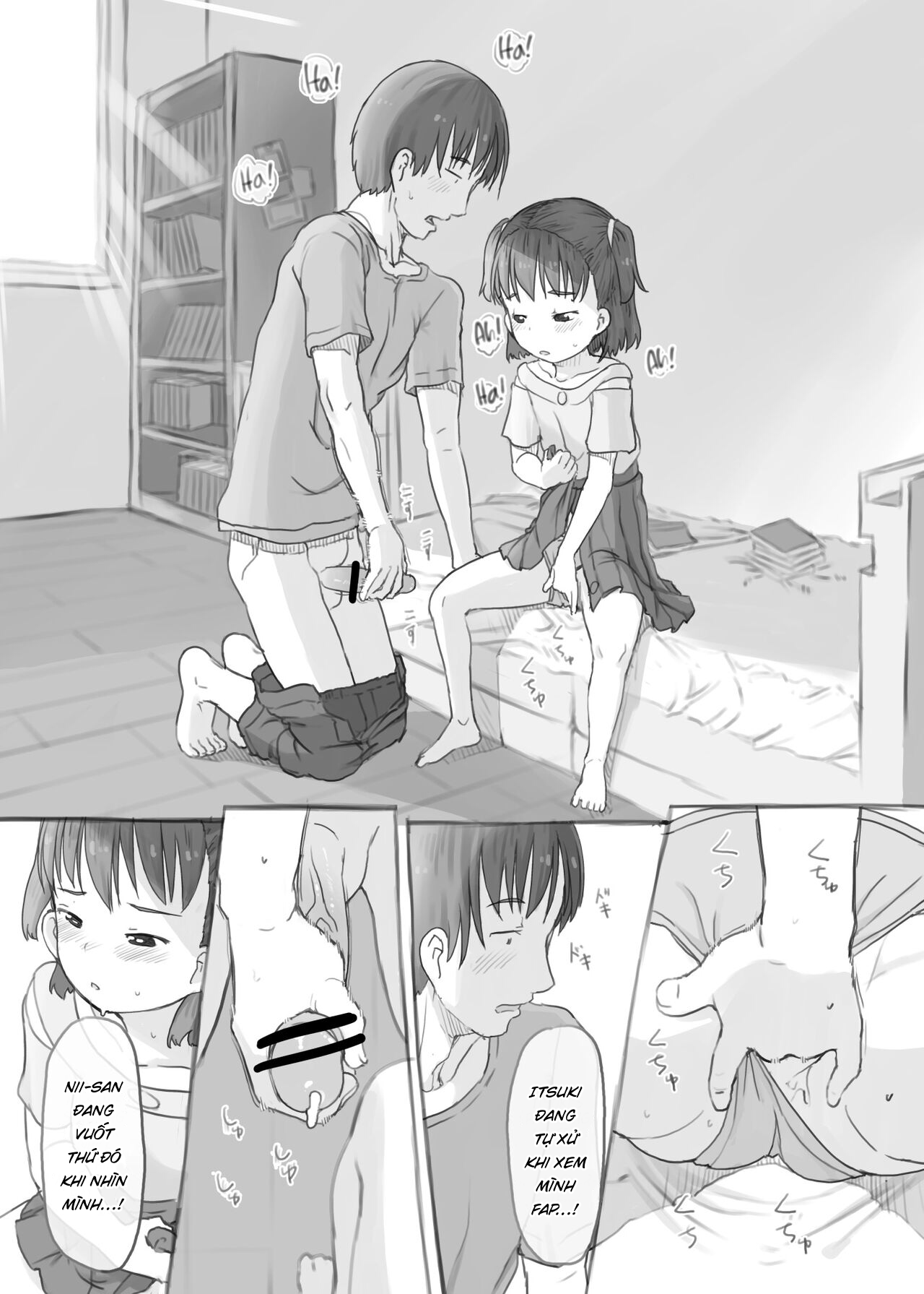 Đọc truyện hentai Fap cùng em gái - Chap 1