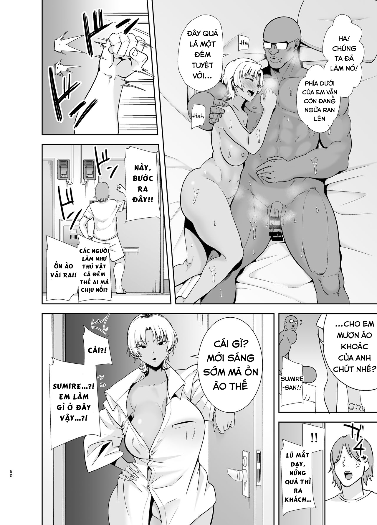 Đọc truyện hentai Wild-shiki Nihonjin Tsuma no Netorikata Sono - Chap 2 - Có che