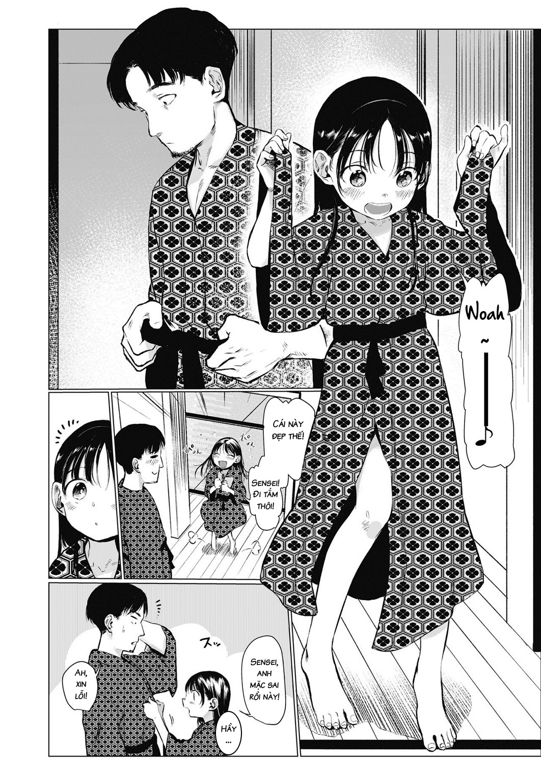 Đọc truyện hentai Oshiego to Onsen Ryokou - Oneshot