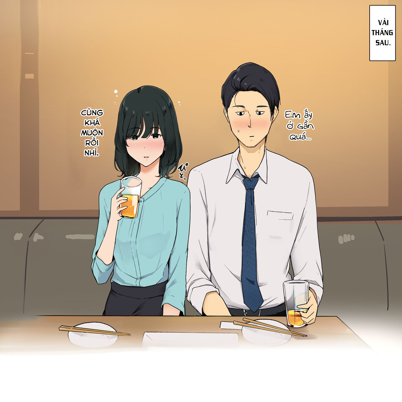 Đọc truyện hentai Hitomishiri Douryou Joshi to Micchaku Sex Suru Ohanashi - Oneshot